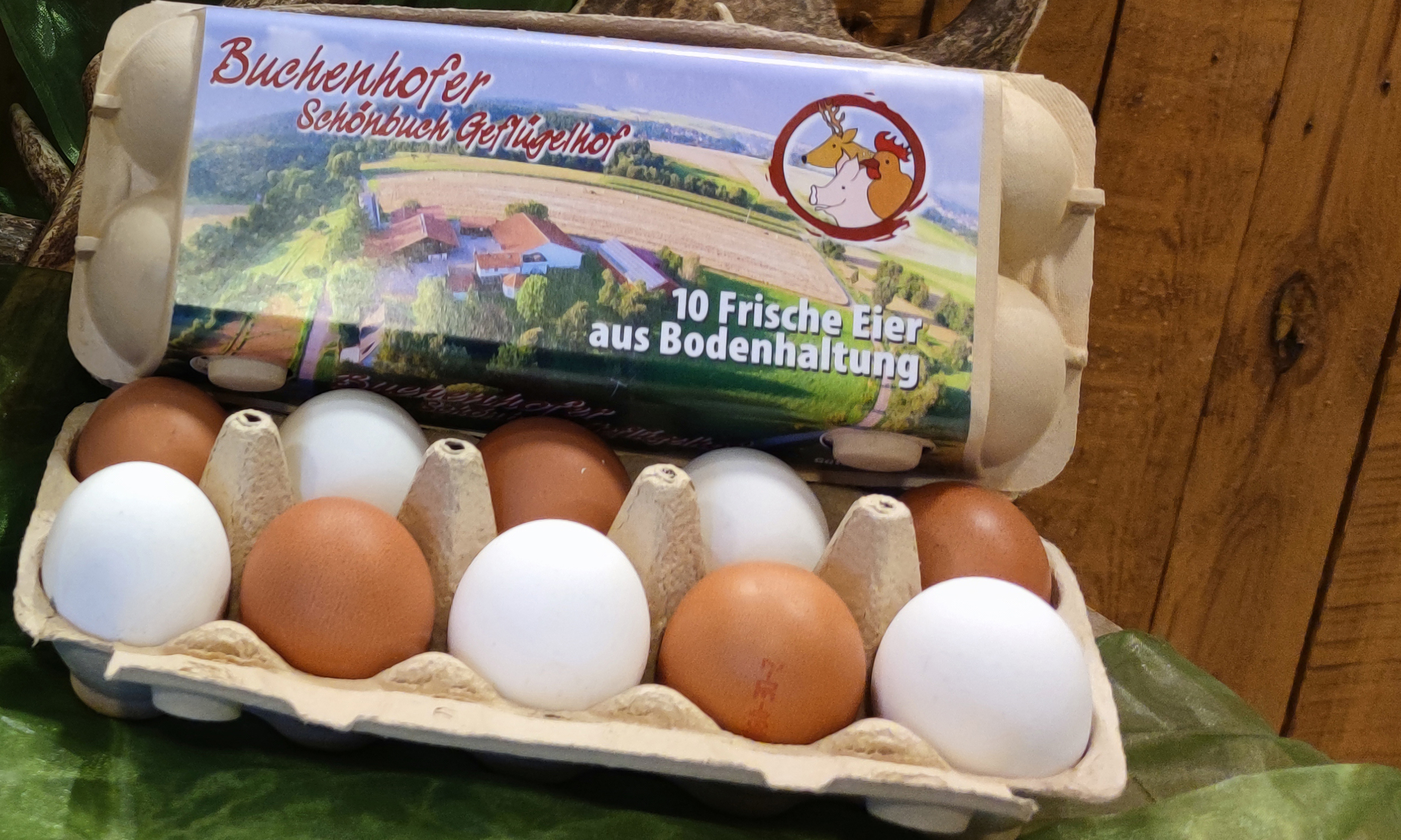 Eier von unseren Legehennen, Buchenhof